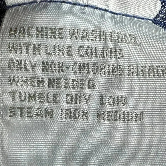 Vintage Erika Womens XL Stretch Fit Denim Jean Jacket Coat  Button Up 4 Pocket - Picture 12 of 16